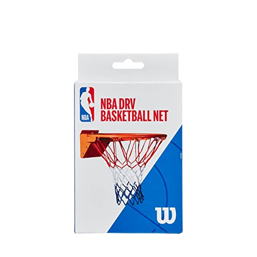 Wilson Basketball-Netz NBA DRV RECREATIONAL NET, Offizielle Größe, Nylon, Rot/Weiß/Blau