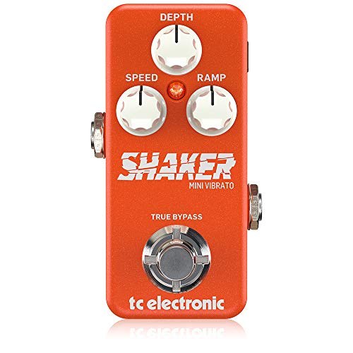 TC Electronic SHAKER MINI VIBRATO Ultrakompaktes Vibrato-Pedal mit integrierter TonePrint-Technologie