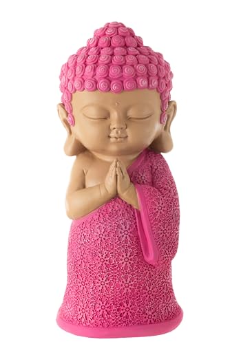J-Line MÖNCH GEBET POLYRESIN ROSA