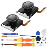 Gulikit Hall-Effekt Sense Joystick Ersatz für JoyCon (No Drift), linker/rechter Joystick Joy Con Controller Reparaturset Zubehör für Switch/Switch OLED/Switch Lite (Zufällige Farbe-Thumbsticks)