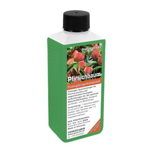 Pfirsich-Dünger - Prunus persica NPK Pfirsichbaum Flüssigdünger 250ml