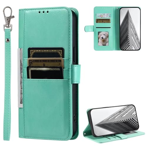 Rnrieyta Miagon Handyhülle für Samsung Galaxy A05,Hülle PU Leder Klappbar Schutzhülle Tasche Wallet Brieftasche Cover Flip Case Standfunktion 6 Kartenfächern