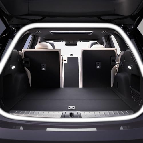Kofferraum Lichtstreifen,Kofferraum LED Streifen,Dynamic Flowing Car Trunk Light Strip,Automatischer Sensor Tail Box Led Strip Lights für Auto Kofferraum Dekoration (Weiß, Full Circle 4 m)
