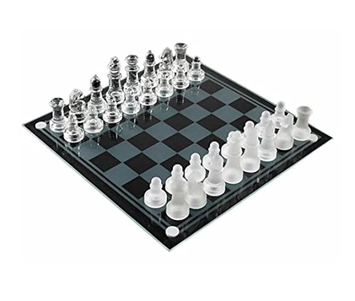 Arti Casa Schachbrett - 33-teiliges Set - 25x25 cm - 900 GR - Glas