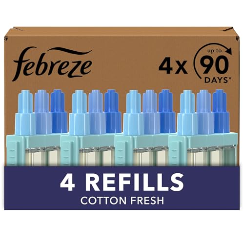 Febreze 3Volution Duftstecker Nachfüllflakon 80 ml Reine Frische, 3 Abwechselnde Düfte Bekämpfen Gerüche