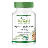 Fairvital | Alpha Liponsäure Kapseln 300mg (Alpha-lipoic acid, ALA) - für 3 Monate - HOCHDOSIERT - 90 Softgels