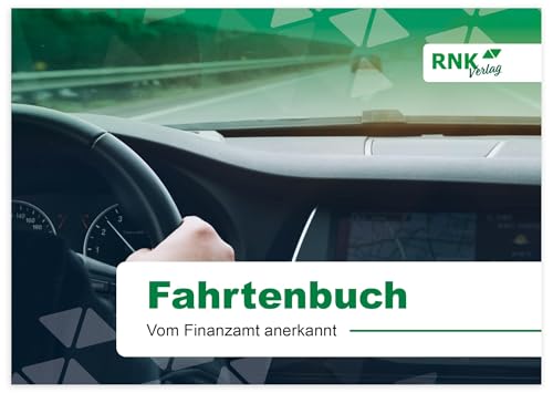 RNKVERLAG 3119 - Fahrtenbuch PKW in DIN A6 mit Tipps und Hinweisen, für Hybrid- und Elektrofahrzeuge geeignet, vom Finanzamt anerkannt, 1 Stück