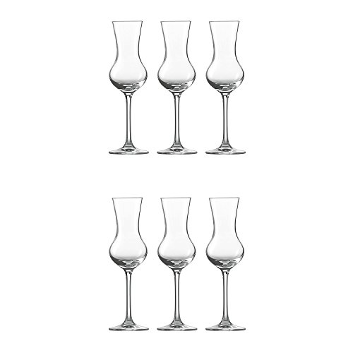 Schott Zwiesel Grappa Glas 155, 6er Set, Bar Special, Digestif, Schnapsglas, Form 8512, 113 ml, 111232