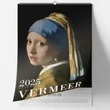 Vermeer. Wandkalender 2025: Meisterwerke.