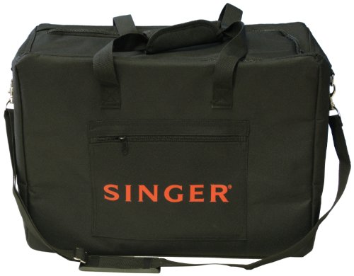 SINGER 250012901 Nähmaschinentasche / 46 x 20.5 x 34 cm, Schwarz, ca. B 46 x H 34 x T 20,5 cm