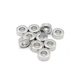 QMKADFQXF 10Pcs 686ZZ 6x13x5mm Bearing Steel ABEC-7 Ball Bearing Steel Bearings Miniature Bearing