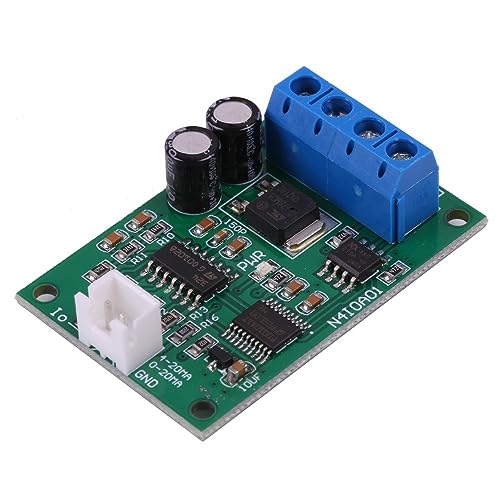 RS485 auf DAC Digital Analog Konvertierungsmodul, N4IOA01 DC 12V 24V 1 Kanal RS485 zu 4-20mA Converter, RS485 zu DAC Strommodul MODBUS RTU Befehlssteuerung