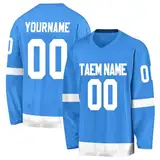 Hockey Trikot Personalisiert Ice Hockey Trikot Erwachsene Eishockey Shirt Training Herren Personalisierte Eishockey Tshirt mit Ihrem Namen Team Nummer