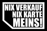 HR-WERBEDESIGN 2X NIX NIX Karte MEINS! autoscheibe Aufkleber Auto JDM OEM Tuning Export