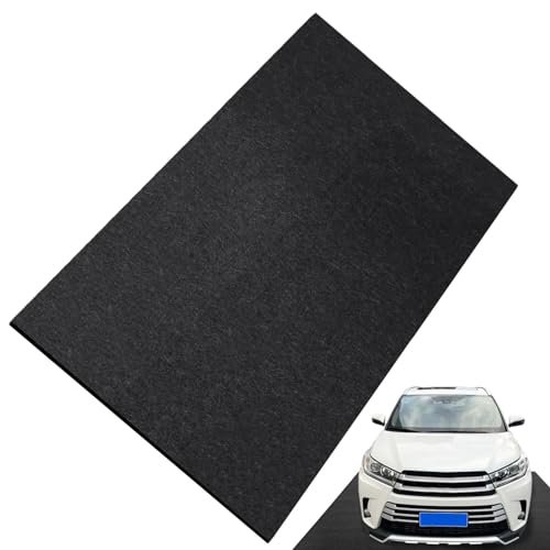 Premium Öl Auffangmatte 152x91cm, Öl-Auffangmatte Ölmatte Robuste Schutzmatte, Werkbank Unterlage, Vielseitiger Garagen-Protektor,Strapazierfähige Saugmatte, Ölbindematte Schwarz