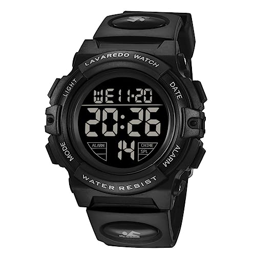 BEN NEVIS Digital Uhren für Kinder Jungen - Wasserdicht Sports Outdoor Digitaluhr Kinder Silikon Armbanduhr mit Wecker/Stoppuhr/LED-Licht/Stoßfest/Datum,Elektronische Kinderuhren