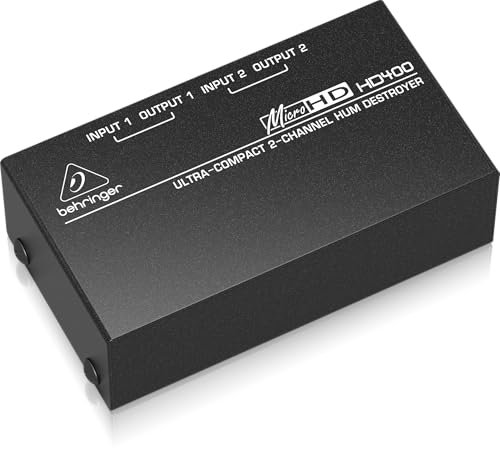 Behringer HD400 Ultrakompakter 2-Kanal Brummzerstörer