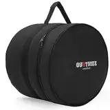 OUUTMEE Floor Tom Drum Bag für Floor Tom 16"x16"/16"x14", 10 mm dick gepolsterter Reisetrommelkoffer 49X45CM