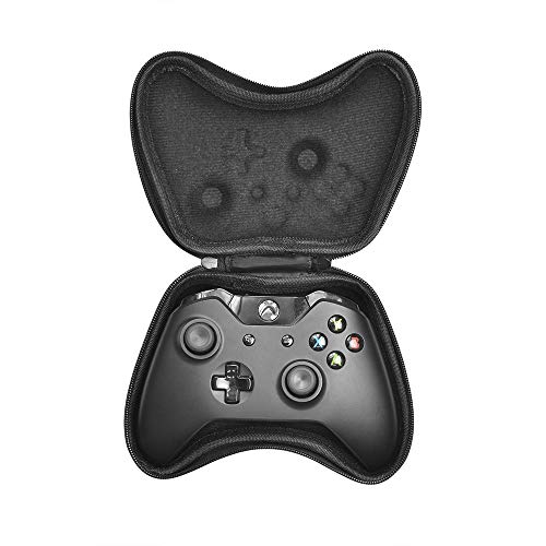 subtel® Tasche kompatibel mit Xbox Series X, Series S, One, One Elite Controller Kunststoff Schutzhülle Tasche Flip Cover Case Etui schwarz
