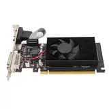 Jectse GT610-Grafikkarte, 2 GB DDR3 64-Bit-Gaming-Grafikkarte mit Lüfter, Unterstützt VGA-DVI-HDMI-Schnittstelle, Direkte PCI Express 1.1 X 16 Unabhängige Desktop-Grafikkarte