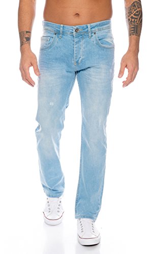 Rock Creek Herren Jeans Hellblau RC-331 [W36 L34]