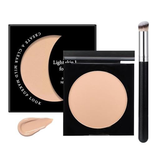 Augen Korrektur mit Colored Clay, Undereye Corrector Concealer mit Pinsel, Wasserfest & Langlebig Color Corrector für Augenringe, Volle Deckung Cream Foundation, Feuchtigkeitsspendend Augen Make Up