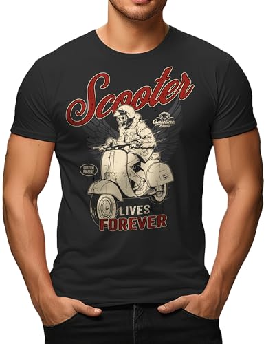 T-Shirt für Scooter Motorroller Fahrer