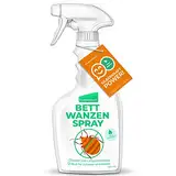 Silberkraft Bettwanzenspray 500 ml für Matratzen und Betten, effektiv Bettwanzen bekämpfen, hilfreiches Anti-Bettwanzen-Mittel gegen Bettwanzen und Ungeziefer