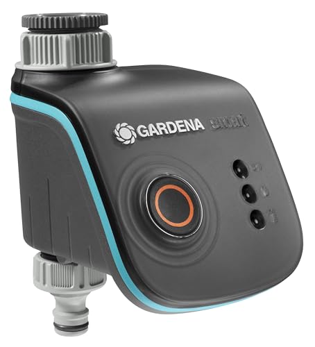 Gardena smart Water Control: Intelligenter Bewässerungscomputer mit smart App steuerbar, Frostwarnsystem, bewährte Ventiltechnik, ideal geeignet für Micro-Drip-System oder Sprinklersystem (19031-20)