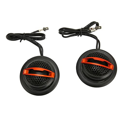 Focket 2 PCS Auto Hochtöner, 1.57in 150W HiFi Schwarz Kalottenhochtöner mit Basis, HT 25 Metall Auto Audio 2 Kanal Exzellenter Sound Auto Lautsprecher Auto Stereo für alle Auto Audio