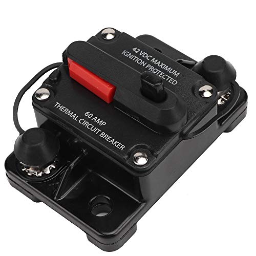 30a Auto Stereo -Audio -Anbieter -Leistungsschalter, Selbstwiederherstellung Zum Schutz des Audio- und Videosystems mit Eindeutigem Button -Reset, Manuellem Resetarm und (60A)