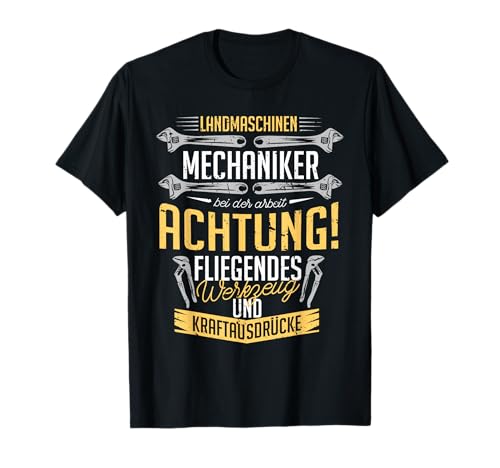 Landmaschinenmechaniker Bei Der Arbeit Mechaniker T-Shirt