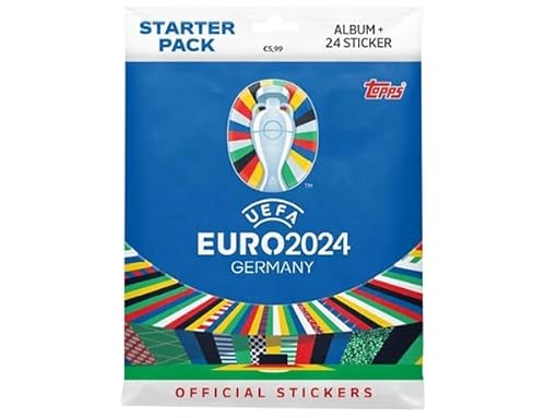 Generisch Topps UEFA EURO 2024 Sticker Kollektion – 1x Starterpack