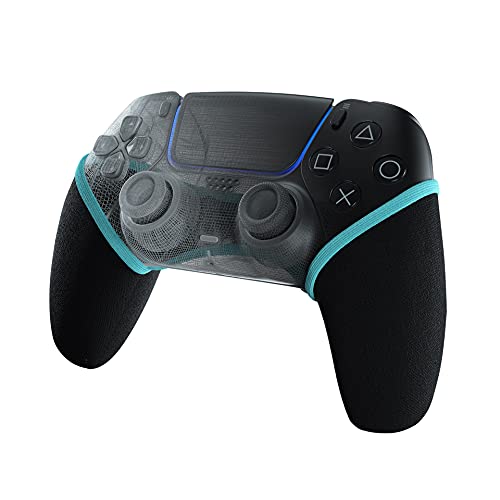 SMART GRIP PS5 Controller Hülle, Anti-Sweat/Anti-Rutsch PS5 Controller Grip, Waschbar, Playstation Controller Individualisieren, PS5 Controller Zubehör (Türkis)