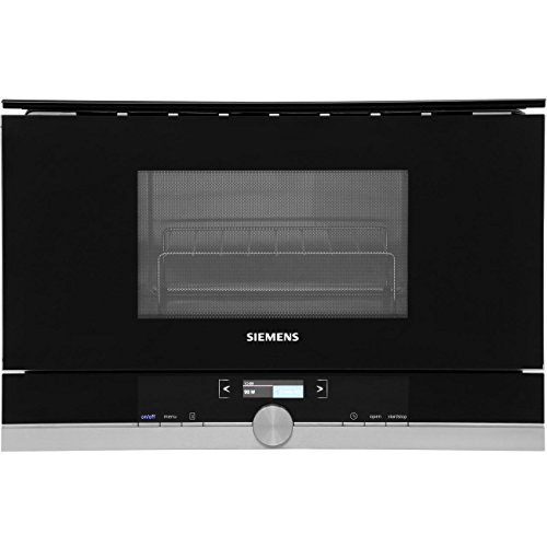 Siemens BE634LGS1 Mikrowelle, 900 W, 21 L Garraum, LED-Innenbeleuchtung, Edelstahl