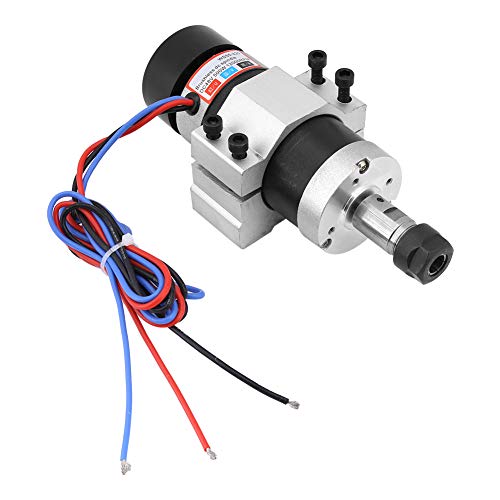 Spindelmotor Spindelmotorsatz ER16 500W 12000r / min Schnelle Luftgekühlte Bürstenlose Luftkühlung mit Motortreiber-Potentiometer-Schalterklemme