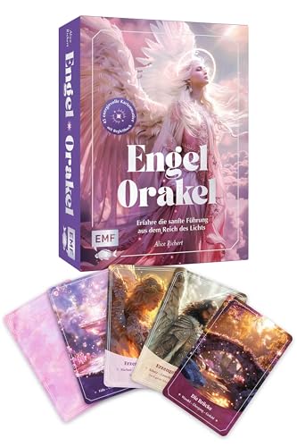 Orakel-Karten-Set: Engel-Orakel | Erfahre die sanfte Führung aus dem Reich des Lichts und erhelle dein Herz: 45 lichtvolle Botschaften mit Begleitbuch: Himmlische Antworten auf deine Lebensfragen