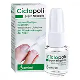 Ciclopoli gegen Nagelpilz, bei Pilzerkrankungen der Nägel, Anti-Pilz-Nagellack mit bewährtem Wirkstoff Ciclopirox und Tiefwirk-Effekt, nur 1x täglich auftragen, 3.3 ml