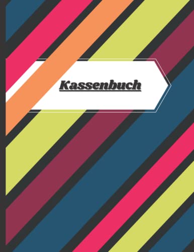 Kassenbuch für Selbstständige, Vereine, Gastronomen oder als Haushaltsbuch, Einnahmen und Ausgaben DIN A4