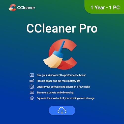 CCleaner Pro | 1 Gerät | 1-Jahres-Abonnement | Aktivierungscode per Email