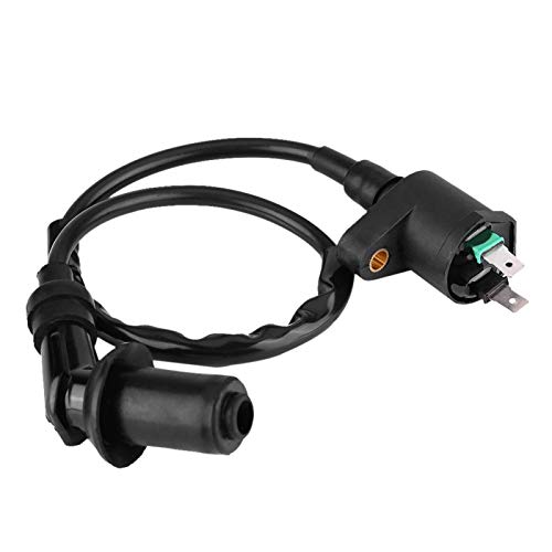 Motorrad Zündspule, YosooZündspule für GY6 50CC 125CC 150CC Motor Motorrad Dirt Bike Roller Moped(schwarz) für zündspule mit zündkerzenstecker zündspule roller zündspule roller 50ccm roller zündspule