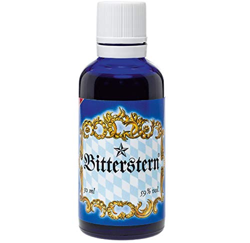 Bitterstern Bitterstoffe Tropfen mit praktischem Dosierverschluss I Liebe Bitter und gesund I Bittertropfen der Klassiker mit 17 Kr?utern I Hildegard v Bingen, Bitterkr?uter - mit Ratgeber (1er)