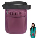 Gürteltasche Arbeit Einzelhandel, Kellnertasche, Kellnertasche Mit Gürtel, Friseurtasche Gürtel, Praktische Gürteltasche für Mit Verstellbarem Gürtel Lila Aus Strapazierfähigem