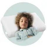 EVAN BROWNS® Kissen Kinder - Nackenstützkissen Kinder - Orthopädisches Kissen Kinder - kuschelweiches Memory Foam Kissen Kinder - Kinderkopfkissen - Kinderkissen ab 3 Jahre wie auf Wolken schlafen