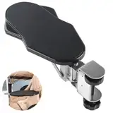 Computer Schreibtisch Extender, LIUCONGBD Ergonomisch verstellbare Armlehne für Schreibtisch, Maus Arm Tastatur Armlehne, Faltbare Ellbogen Support Halterung für Home Office Stuhl Laptop Arbeit Gaming