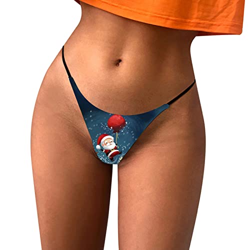 Sexy Unterwäsche Damen Offener Schritt Sexy Höschen Low Rise Weiche Sexy Höschen Unterhose Dessous Unterwäsche Sexy Rot (Blue, XXL)