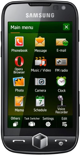 Samsung Omnia II I8000 Smartphone (Touchscreen, 5MP Kamera, Windows Mobile) Rose-Black