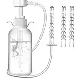 Vaginalreinigungssystem, 300 ml Duscheflaschen für Frauen wiederverwendbares Vagina -Reinigerualdruck Vaginalisouche mit 2 Düse, tragbares Feminine Care Kit