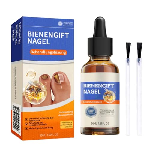 Furzero Bienengift Nagel Behandlungslösung, Furzero Bienengift Nagel, Natürliches Bienengift Nagelserum, Bienengift Tropfen, Nagelwachstums- Und Reparaturserum (1PCS)