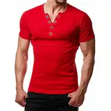 Generisch Herren Rundhals T-Shirt - Regular Fit 5er Pack XS S M L XL XXL 100% Baumwolle,Fitness T Shirt Langarm Herren Tshirt FüR Herren Mit Stehkragen,Gutschein Code Für